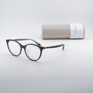 Jimmy Choo JC378/G 0MF7 00 Cat Eye Eyeglasses - Pearlized Grey 53mm